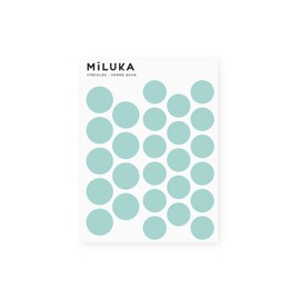 Wall Stickers for Decoration, Circles Dots, Wall Stickers Nordic for Children's Room, Pack of 52 (Mint)