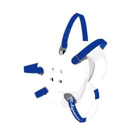 Cliff Keen Custom Signature Headgear - White/Royal Blue