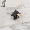 Micro Traders 1pc 4-Pin 2-Position Lever Switch Self-Locking Toggle Switch