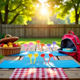 10 Pcs Cute Multi-Color Fun Bento Picks Set,Food Picks,School Lunch Accessories, Animal Fruit Toothpicks,Fruit Food Toothpicks, Lunch Bento Box Picks for Bar Tools Bar Tools and Drinkware