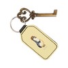 Mr. & Mrs. Panda Rectangular Keyring "Wenn Papa es nicht