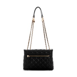 GUESS Giully II Compound Convertible Flap Bag Black