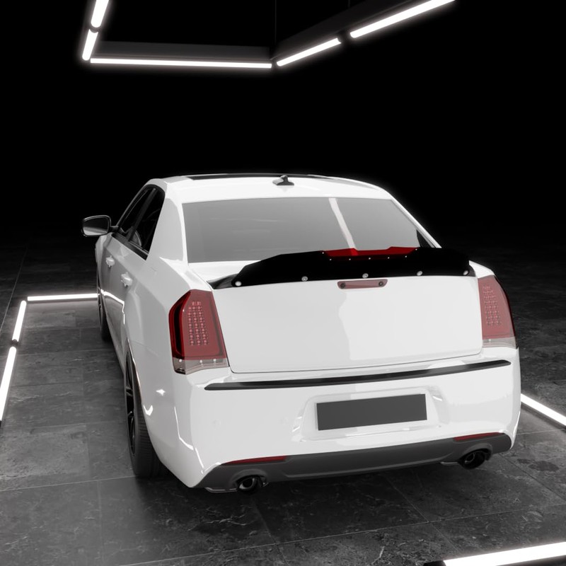 Rear Spoiler+Wickerbill Combo Overlap Type Ⅲ Narpes Style for 2011-23