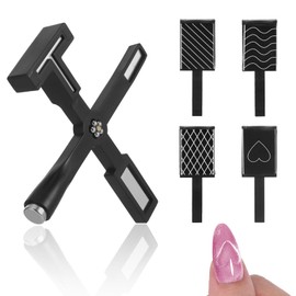 5pcs Cat Beautiful Eye Magnet for Nails,Multifunctional Nail Art Tools Cat Beautiful Eye Gel Nail Polish Magnet,Design Tools Accessories for Salon or Diy