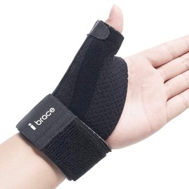 Férula reversible para pulgar y muñeca para pulgar de BlackBerry, dedo en gatillo, soporte ajustable para el pulgar para artritis, tendinitis, esguinces y alivio del dolor, estabilizador de m