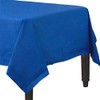 Royal Blue Paper Table Cover Recyclable Eco Friendly Paper Tablecover Disposable Tablecloth Birthday Wedding Celebration Party BBQ