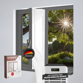 Window Seal for Air Conditioning - Effective Insulation for Windows - Easy to Install, Energy Saving & Perfect Fit for Mobile Air Conditioners, Reduces Heat and Cold - Flexible, Reusable