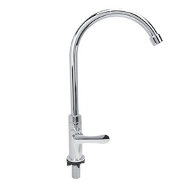 Household Kitchen Water Faucet Tap Chrome Plated Bathroom Kitchen Faucet G1/2in