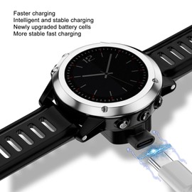 Charging Dock Adapter Compatible for Garmin MARQ 2 Athlete for Captain for Golfer for Driver for Commander, Type C Watch Charger Stand Adapter Smart Watch Accessories