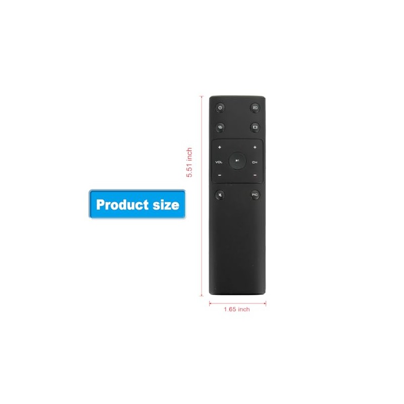 New Replace Remote Control XRT132 fit for VIZIO LED TV