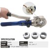 Hydraulic Copper Press Tool with 1/2",3/4" and 1" Jaw Copper