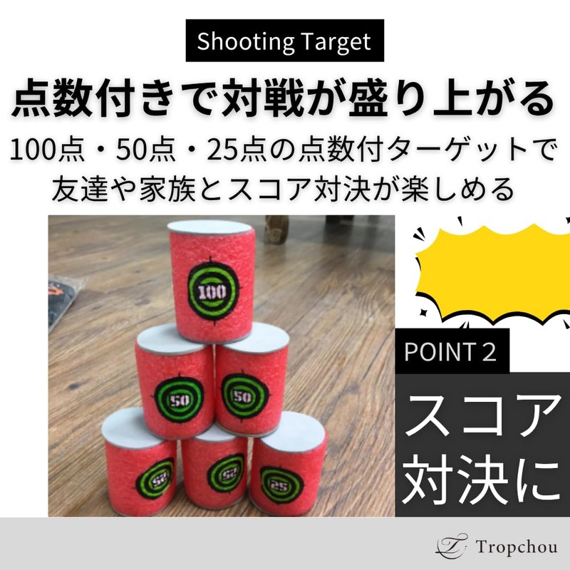 Tropchou Airsoft Shooting Target Target Shooting Practice Toy Indoor with