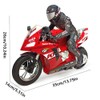 ZAVEIOP Remote Control Motorcycle, High Speed Self Balancing Single Wheel