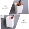jojofuny 4Pcs Wall Mounted Stationery Organizer Set Multi Function Pen