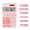 Deli Standard Function Basic Calculator, 12 Digit Desktop Calculator with