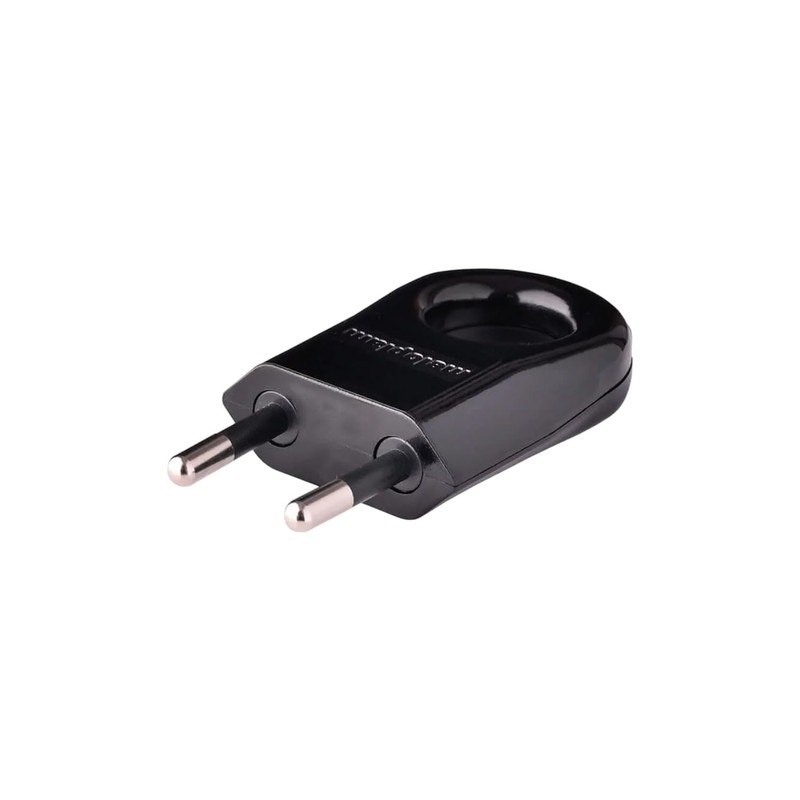 Flat Plug with Round Hole, Plug 230 V, 6 A,