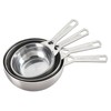 Le Creuset Batch-Baking Measuring Cups, Stainless Steel, Set of 4