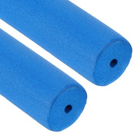 PATIKIL 1/4" (6mm) ID x 6.6Ft x 0.59" Pipe Insulation, 2pcs Rubber Foam Winter Freeze Protection Tube Fire Retardant for Water, Air Conditioning, Industrial Pipes, Blue