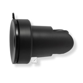 Handle held Shower Head Holder Suction Cup - Retachable - 5 Positions Adjustable - Bathroom Wall Mounted Shower Hose Holder - (Matte Black)