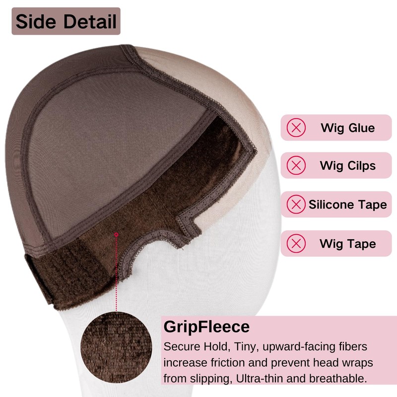 Lace Wig Grip Cap Women: 4x5 Transparent Swiss Lace Front