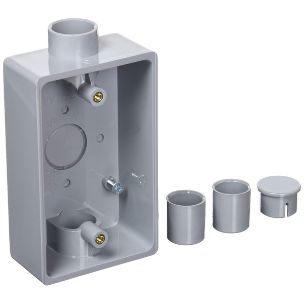 Mirai Industry PVR16-2 Exposed Switch Box, For Both 1 and