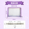 H&J A5 6 Hole Binder Clear File Trading Card Case