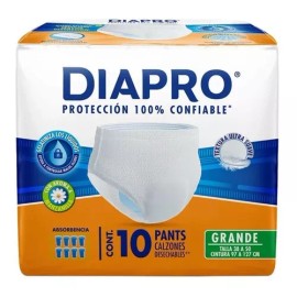 Diapro Pants Talla Grande 8/10 Pza