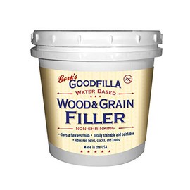Water-Based Wood & Grain Filler (Trowel Ready) - White Oak - 1 Gallon By Goodfilla | Replace Every Filler & Putty | Repairs, Finishes & Patches | Paintable, Stainable, Sandable & Quick Drying