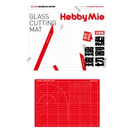 Doyusha Large Glass Cutting Mat Red Hobby Tool