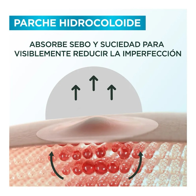 🔥 Parches para acné invisibles pimple patch 22 unidades garnier