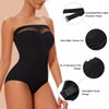 ciksob - Body moldeador sin tirantes para mujer, sin costuras,