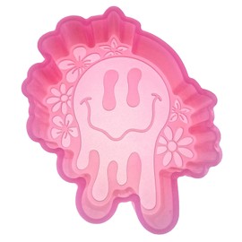 (300 Design Optional) MUBYOK M335 Drip Flowers Face Silicone Freshie Mold for Baking Aroma Beads Car Freshie Supplies