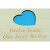 12 Year Anniversary Wooden Scrapbook – Perfect for your Husband