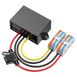 Voltage Converter 12 V to 24 V, Step Up Converter 12 V to 24 V 5 A 120 W with Fuse Waterproof and Quick Connector Cable Connector, DC Converter 12 V to 24 V for Golf Cart LED Truck (DC9-20V Input)