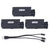 3pcs 3.7V 1800mah Lithium Battery For S6 G6 Folding RC