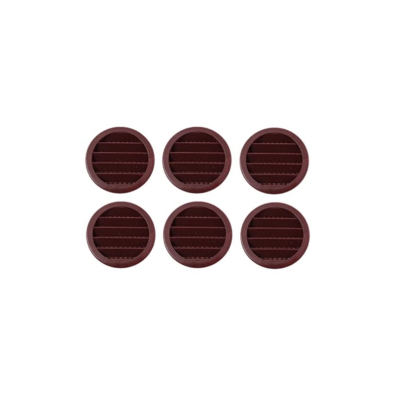 2.5" Round Plastic Louver Soffit Air Vent Reptile Screen Grille