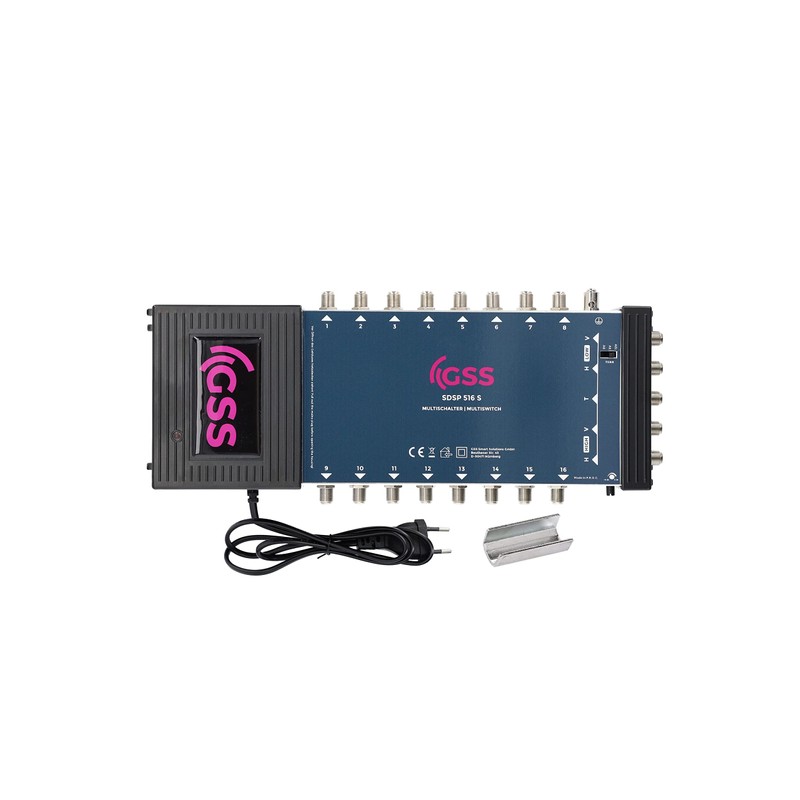 GSS 5/16 Multiswitch for Quattro & Quad LNB, Multiswitch for