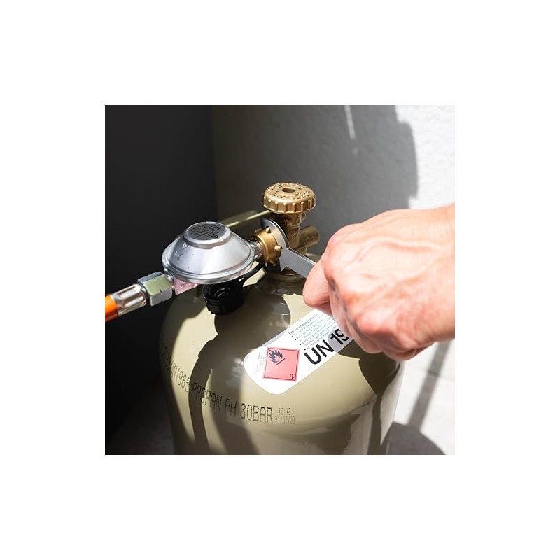 Gas Bottle Key - Made in Germany - Stainless Steel