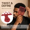 Combetter Hair Twist Comb for Men&Women, Alt to sponge for