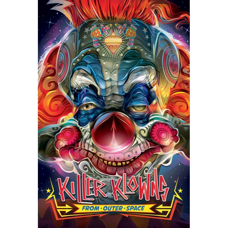 1988 Killer Klowns From Outer Space Set Of 4 11X17