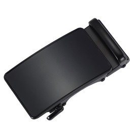 Glamicci Ratchet Belt Buckle – Auto Lock Slide Buckle for 35mm (1 3/8") Belts, Durable Nickel-Free Metal, Adjustable Replacement for Men’s Leather Belts – No Belt Included (Black 92)