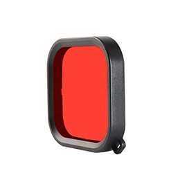 CamGo Red Lens Waterproof Case Filter for GoPro Hero 13 / Hero 12 / Hero 11 / Hero 10 / Hero 9 Black