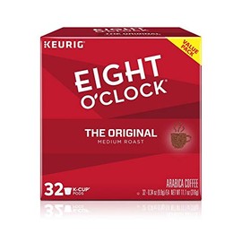 Eight O'Clock Coffee The Original, Keurig Single Serve K-Cup Pods, Medium Roast, 32 Count