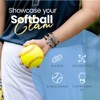 Softball Charm Bracelet (Softball Set) Bracelets, Adjustable Bracelet with Softball