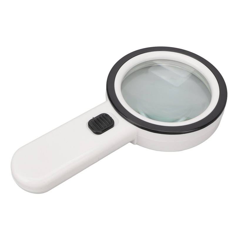 Handheld Magnifying Glass 30x Double Layer Optical Glass Lens Magnifier
