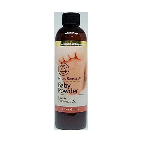 Mystic Romance Oil Baby Powder Premium Home Oil 8 OZ