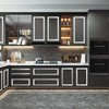 Silver Metalized Brushed Finish Molding Trim, Peel and Stick Strip
