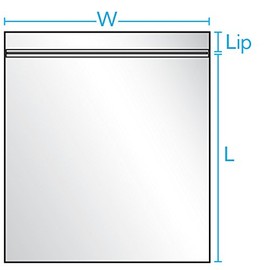 6" x 9" x 2 mil Red Plastic Zip Top Specimen Bag with Paperwork Pouch, 2-Color Biohazard Symbol & Processing Checkboxes (Case of 1,000)