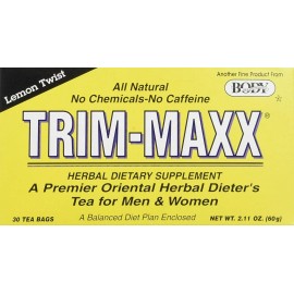 Trim-Maxx Lemon Twist Herbal Dietary Supplement 30 ct EXP:12/2027