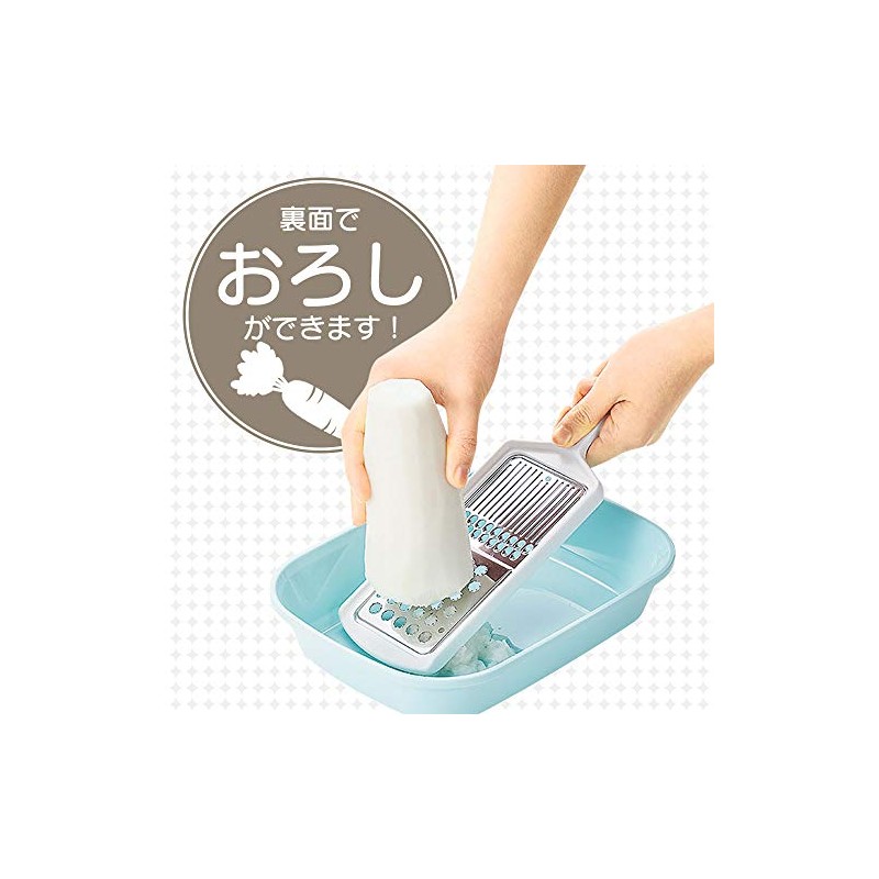 Shimomura Industries FV-656 Full Veggie, Julienne and Grate, Dishwasher-safe, Made